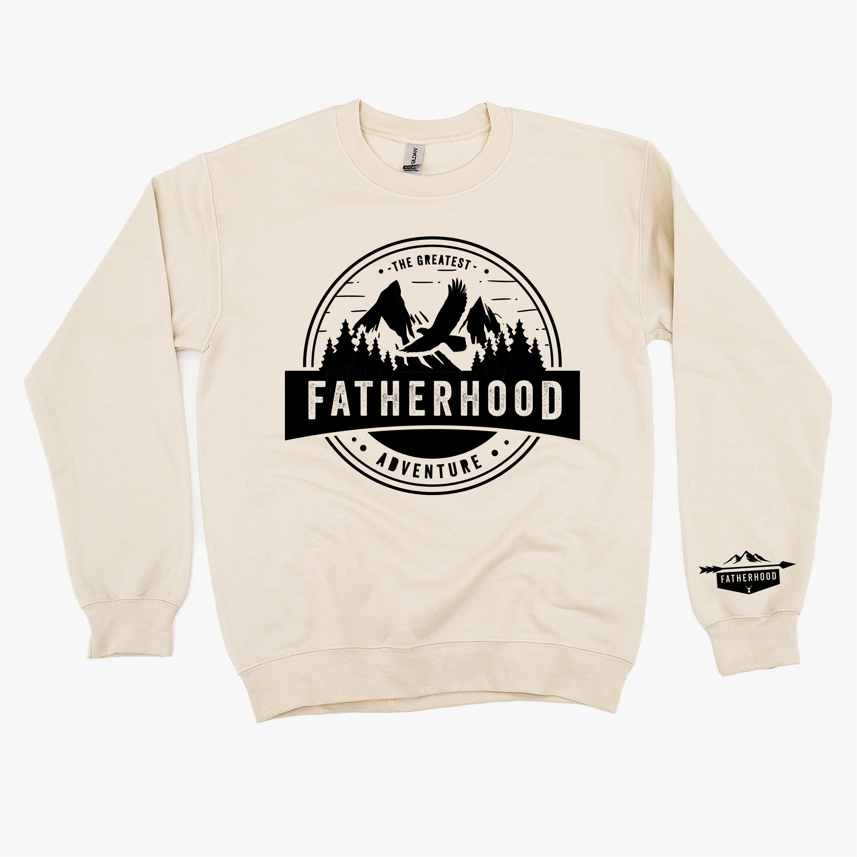 Fatherhood - The Greatest Adventure (sd) - BASIC Fleece Little Mama Shirt Shop LLC