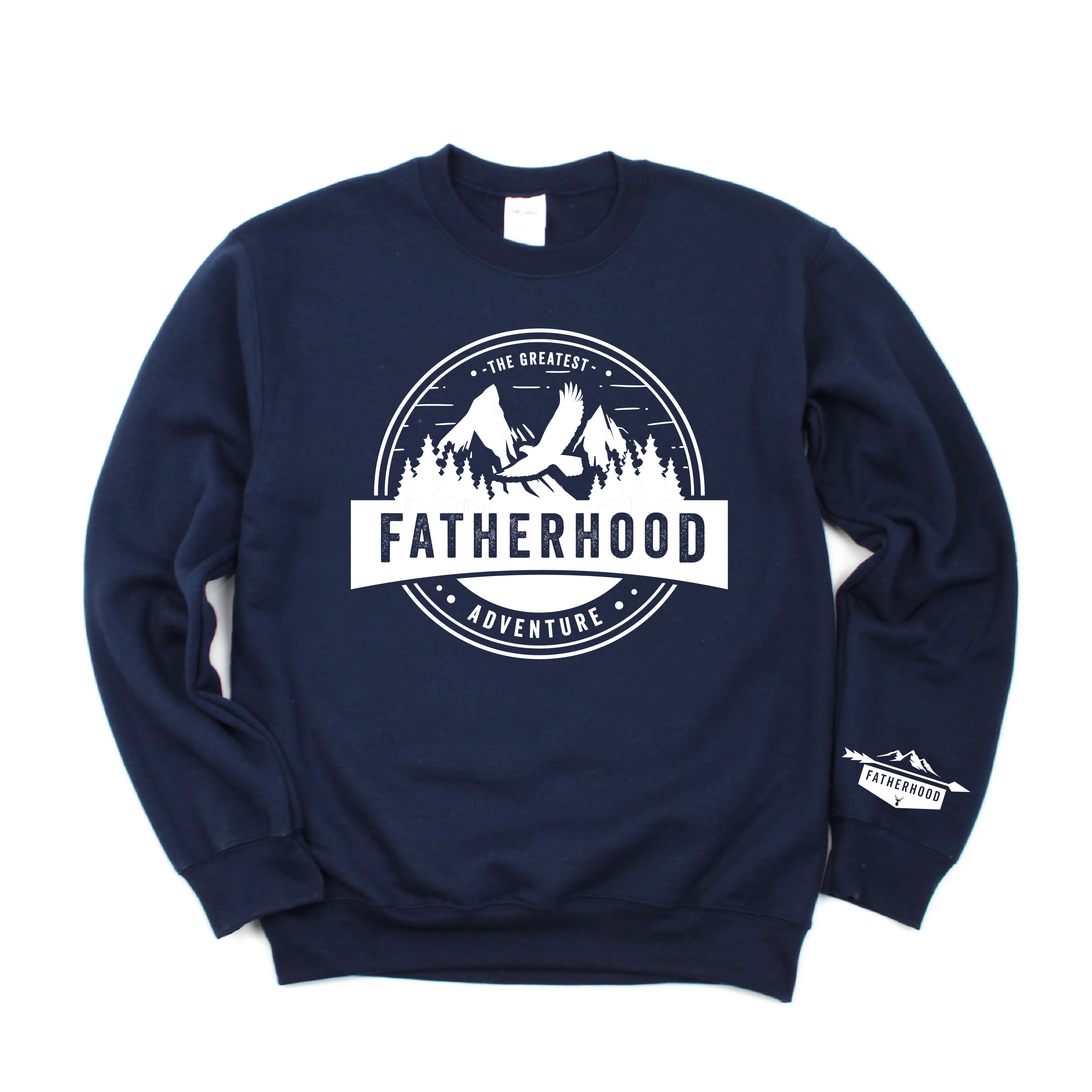Fatherhood - The Greatest Adventure (sd) - BASIC Fleece Little Mama Shirt Shop LLC