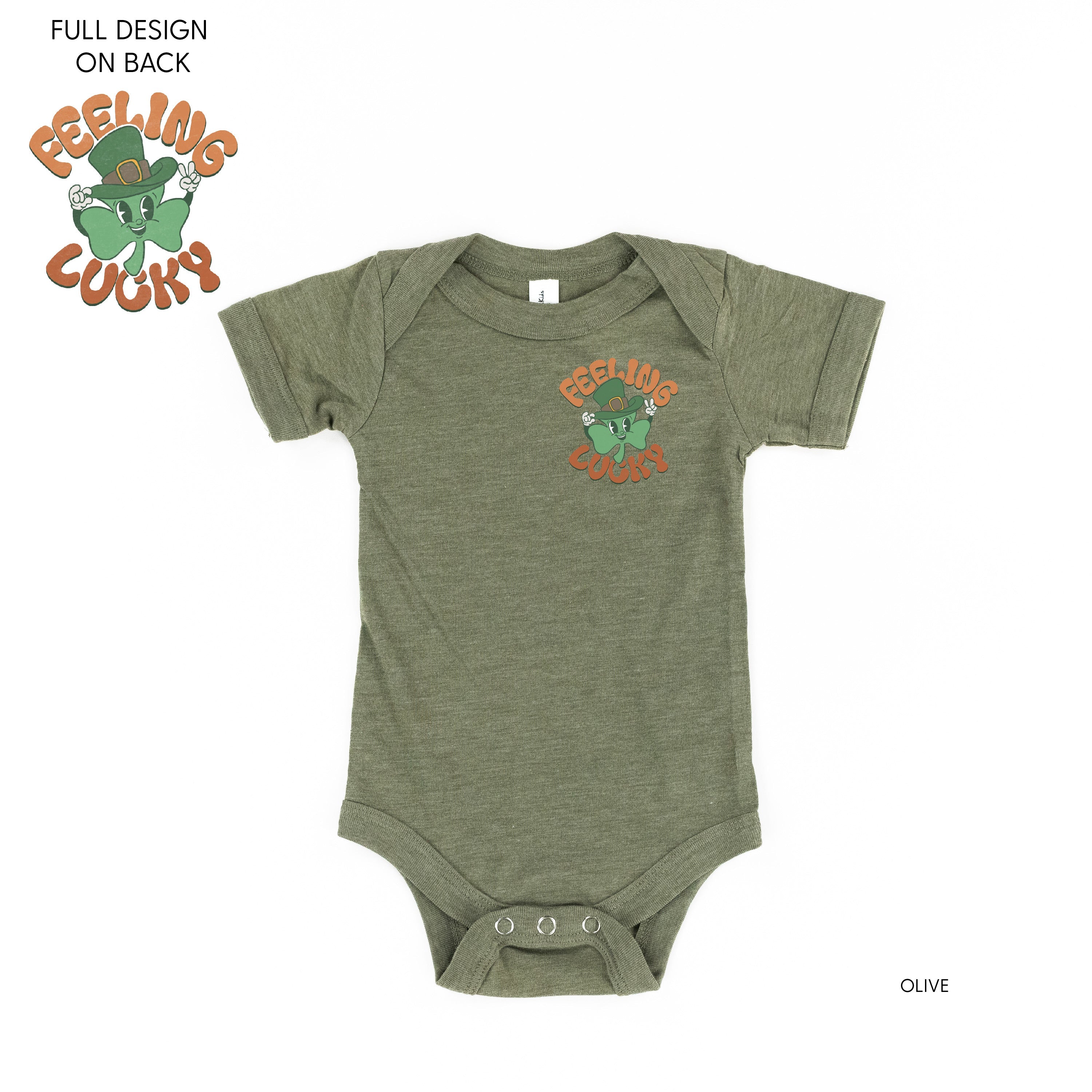 Feeling Lucky (pf&b) - Infant Bodysuit/Tee Little Mama Shirt Shop
