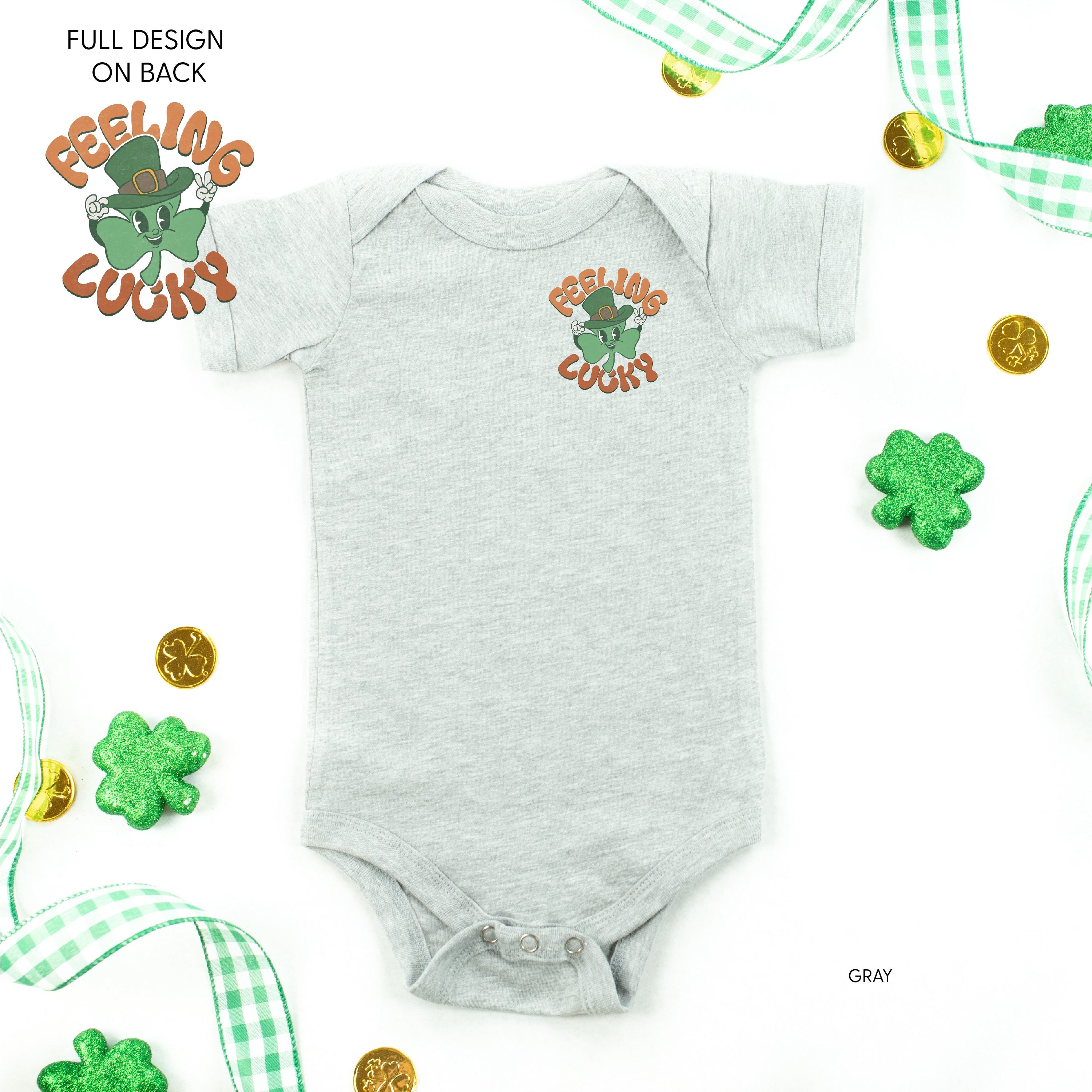 Feeling Lucky (pf&b) - Infant Bodysuit/Tee Little Mama Shirt Shop