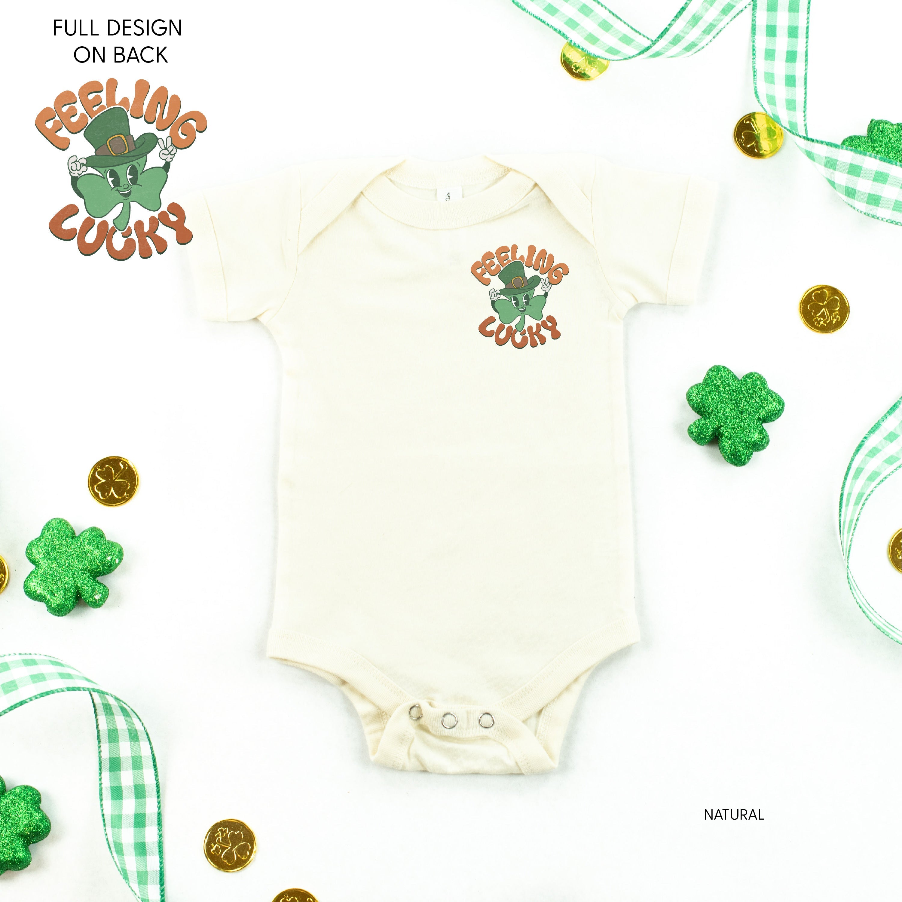 Feeling Lucky (pf&b) - Infant Bodysuit/Tee Little Mama Shirt Shop