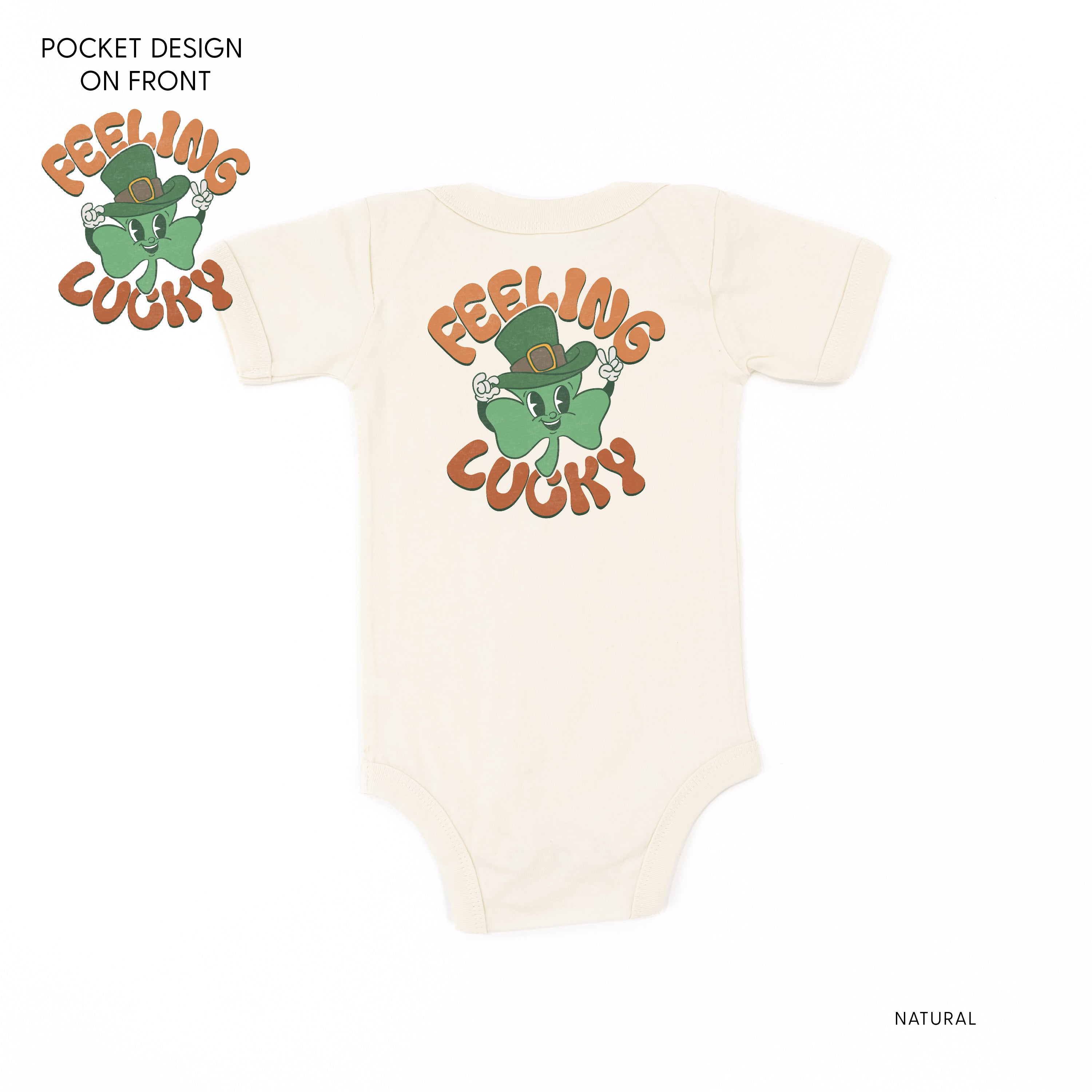 Feeling Lucky (pf&b) - Infant Bodysuit/Tee Little Mama Shirt Shop