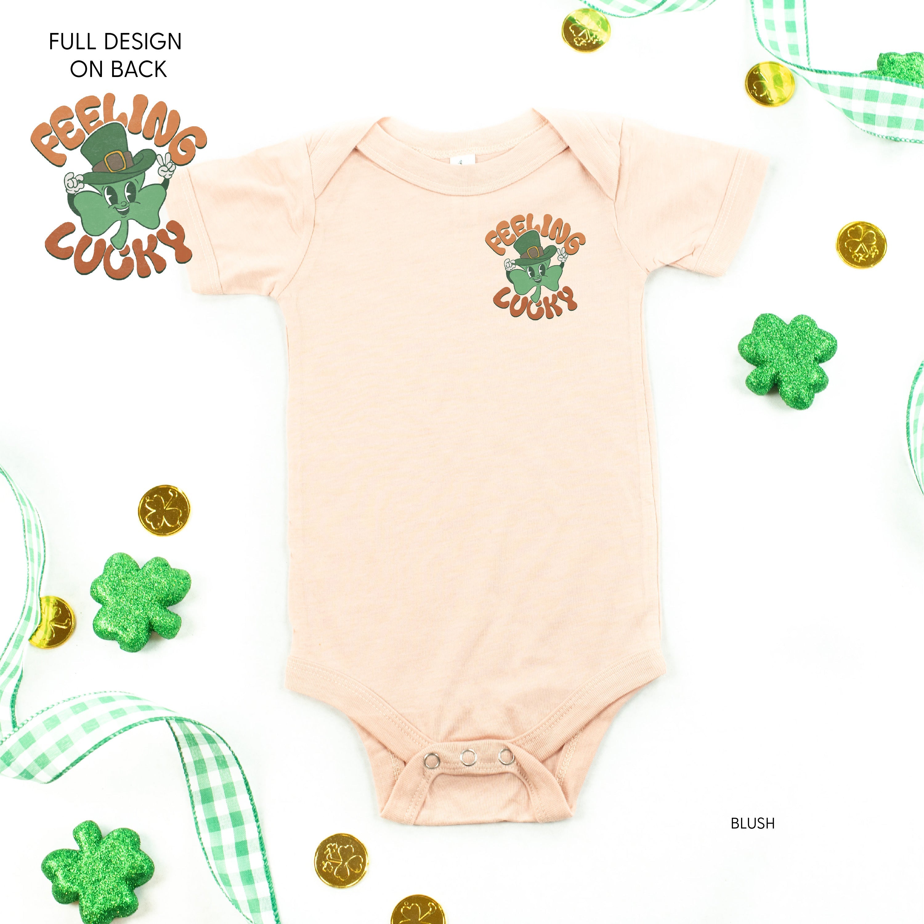 Feeling Lucky (pf&b) - Infant Bodysuit/Tee Little Mama Shirt Shop