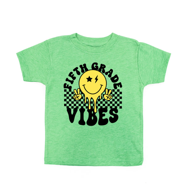 Fifth Grade Vibes - Peace Smiley - Short Sleeve Child Shirt