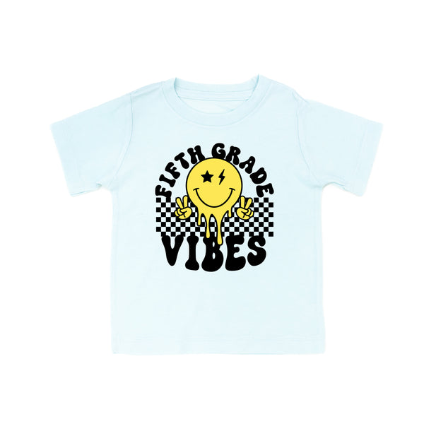 Fifth Grade Vibes - Peace Smiley - Short Sleeve Child Shirt