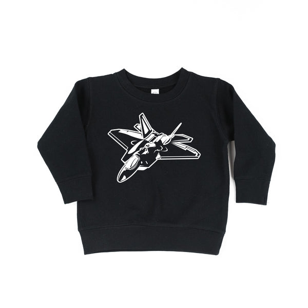 FIGHTER JET - Minimalist Design - Child Sweater