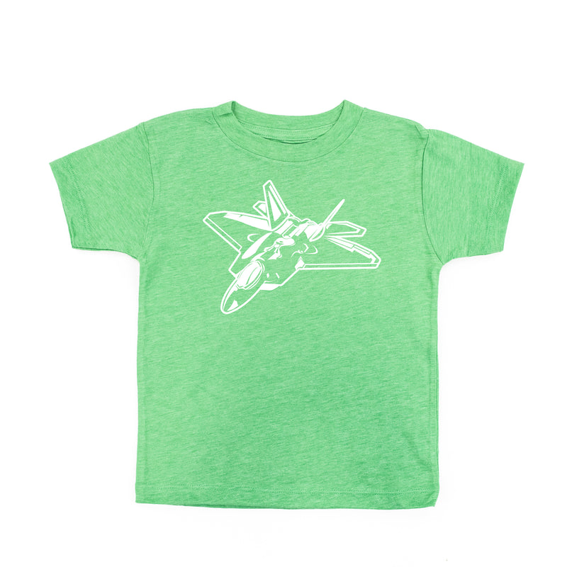 FIGHTER JET - Minimalist Design - Short Sleeve Child Shirt