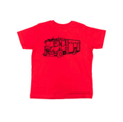 Trucks N' Things Minimalist Design - (Choose Your Vehicle) - Child Tee Little Mama Shirt Shop