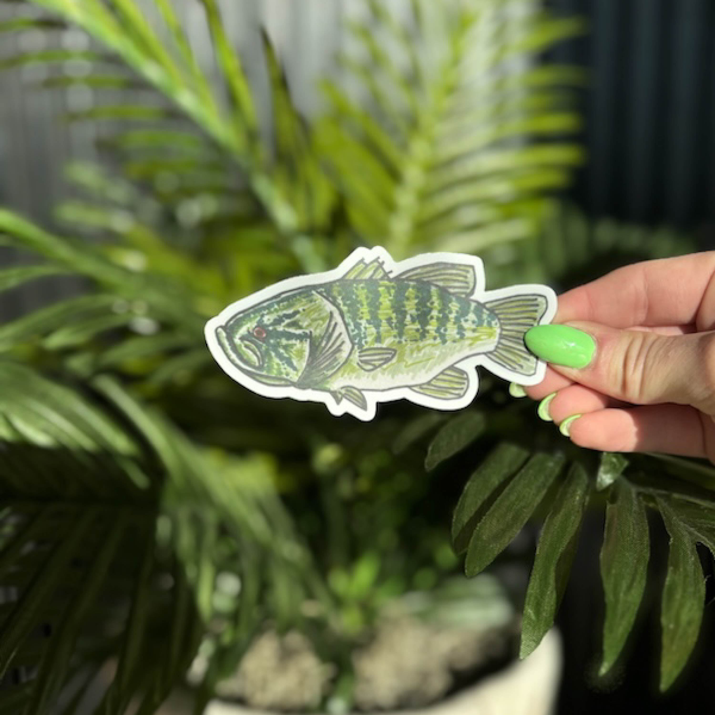 LMSS® STICKER - Smallmouth Bass Little Mama Shirt Shop LLC