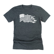 Fishing Flag - Unisex Tee Little Mama Shirt Shop