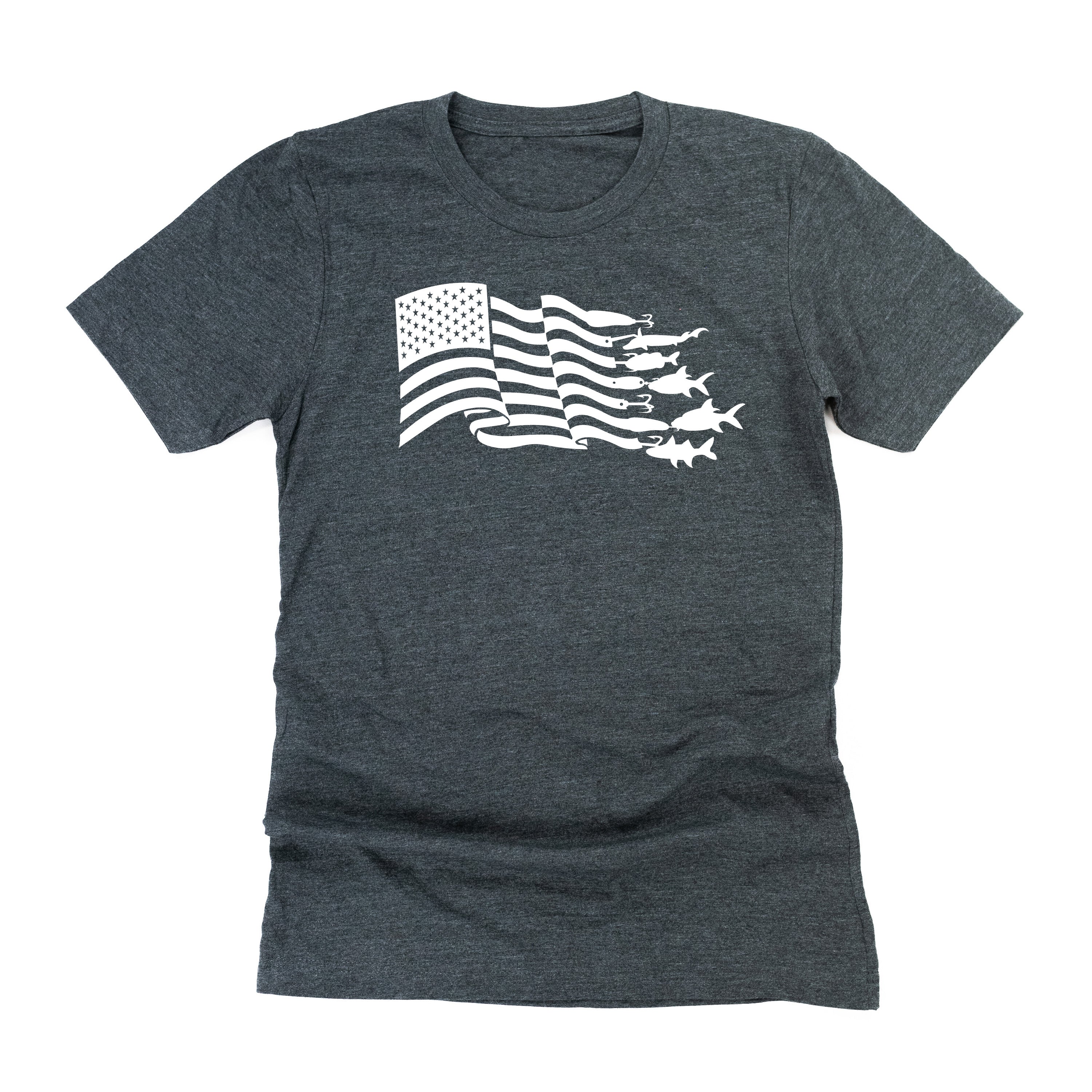 Fishing Flag - Unisex Tee Little Mama Shirt Shop