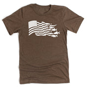 Fishing Flag - Unisex Tee Little Mama Shirt Shop