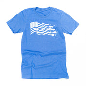 Fishing Flag - Unisex Tee Little Mama Shirt Shop