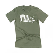 Fishing Flag - Unisex Tee Little Mama Shirt Shop