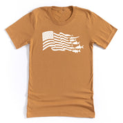 Fishing Flag - Unisex Tee Little Mama Shirt Shop