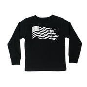 Fishing Flag - LONG SLEEVE Child Tee Little Mama Shirt Shop