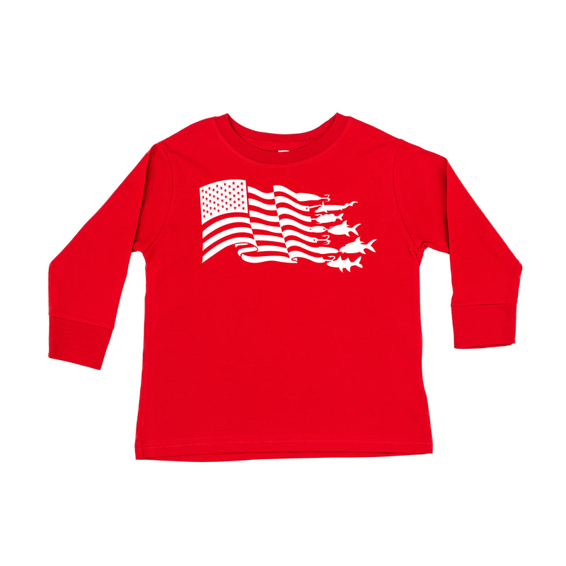 Fishing Flag - Long Sleeve Child Shirt