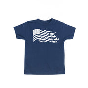 Fishing Flag - Child Tee Little Mama Shirt Shop