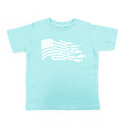 Fishing Flag - Child Tee Little Mama Shirt Shop