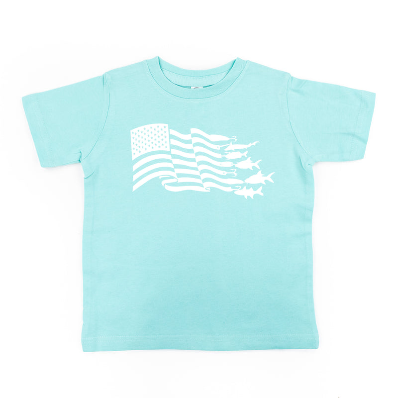Fishing Flag - Short Sleeve Child Shirt