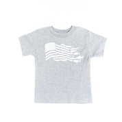 Fishing Flag - Child Tee Little Mama Shirt Shop