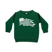 Fishing Flag - Child Sweater Little Mama Shirt Shop