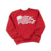 Fishing Flag - Child Sweater Little Mama Shirt Shop