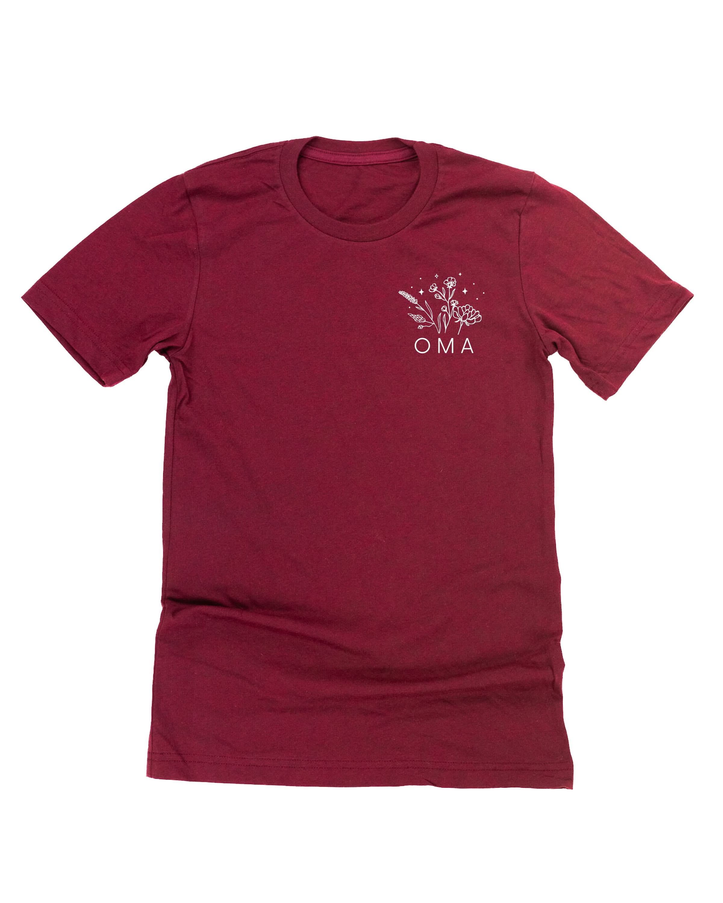 "_____" - Bouquet (pocket) - (Choose Your Name) - Unisex Tee Little Mama Shirt Shop