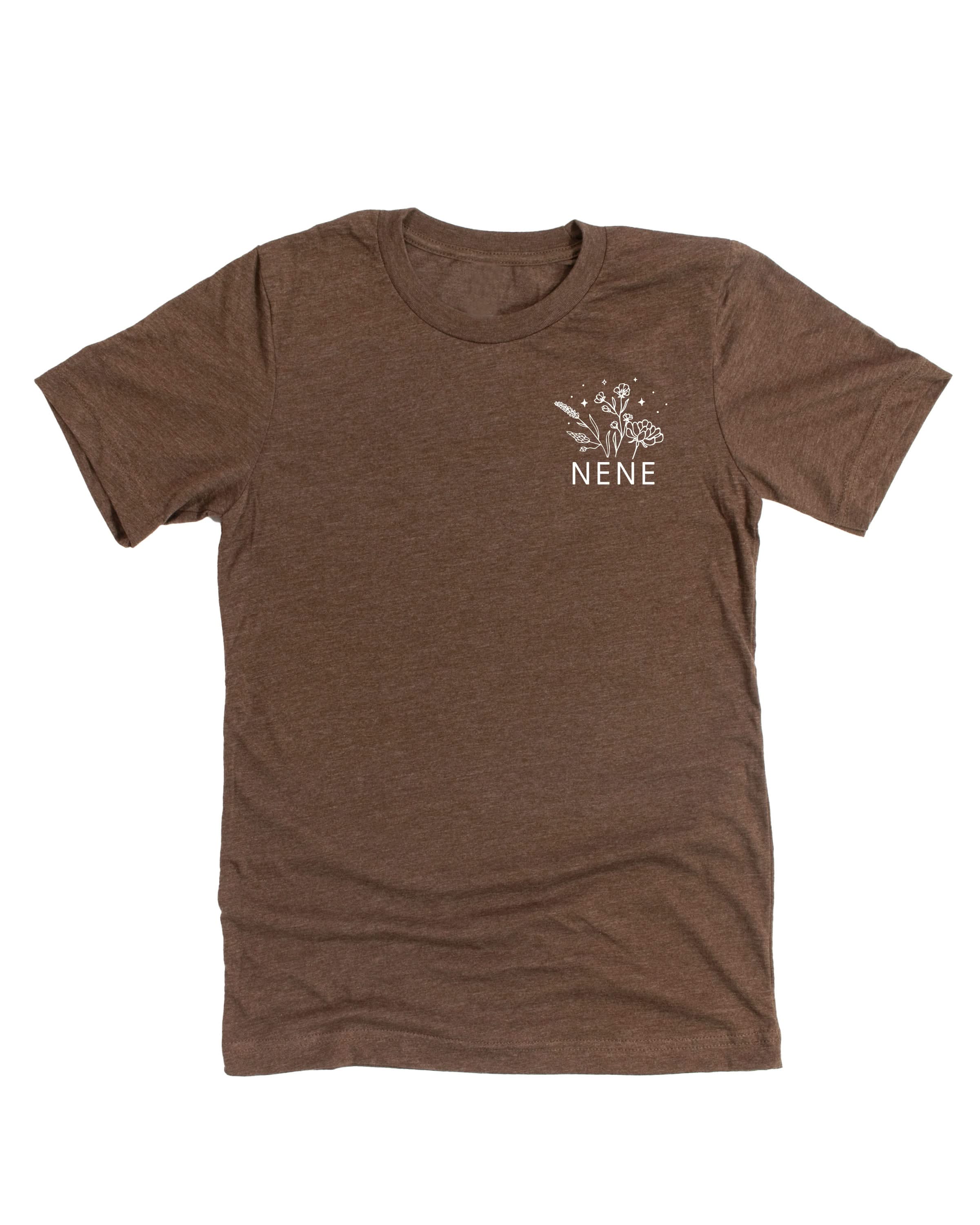 "_____" - Bouquet (pocket) - (Choose Your Name) - Unisex Tee Little Mama Shirt Shop