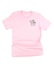 "_____" - Bouquet (pocket) - (Choose Your Name) - Unisex Tee Little Mama Shirt Shop