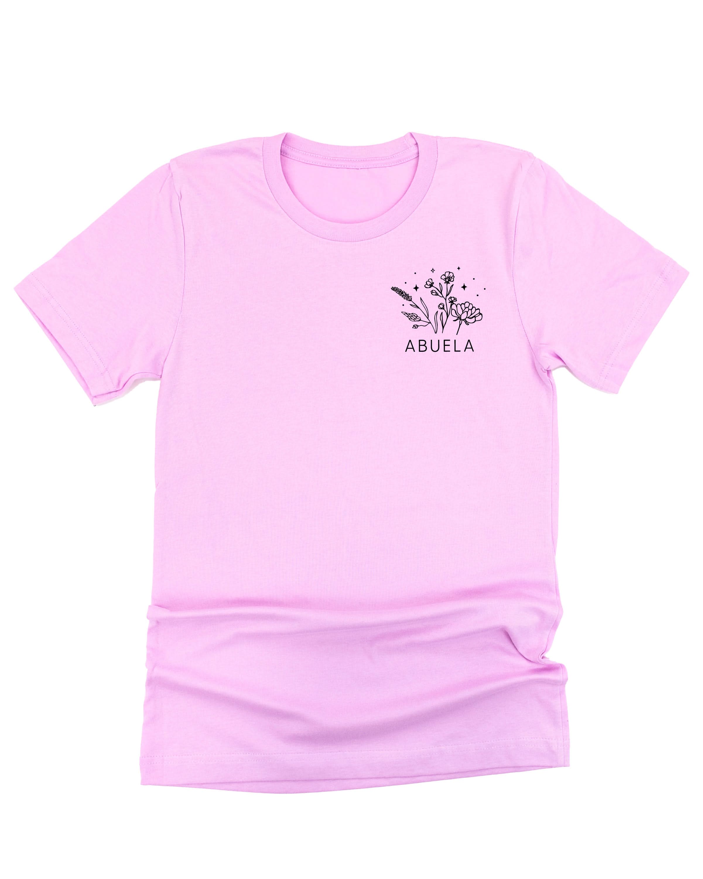 "_____" - Bouquet (pocket) - (Choose Your Name) - Unisex Tee Little Mama Shirt Shop