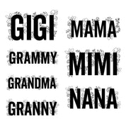 (Choose Your Grandma Name) - Floral Design - Unisex Tee Little Mama Shirt Shop