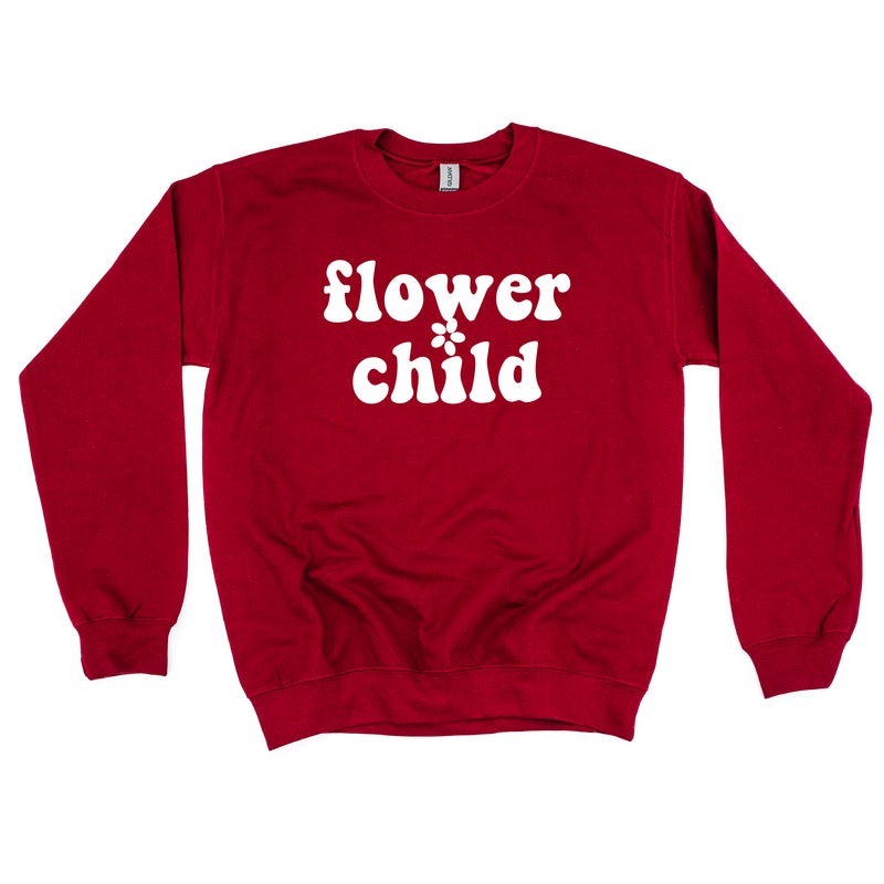 FLOWER CHILD - BASIC FLEECE CREWNECK