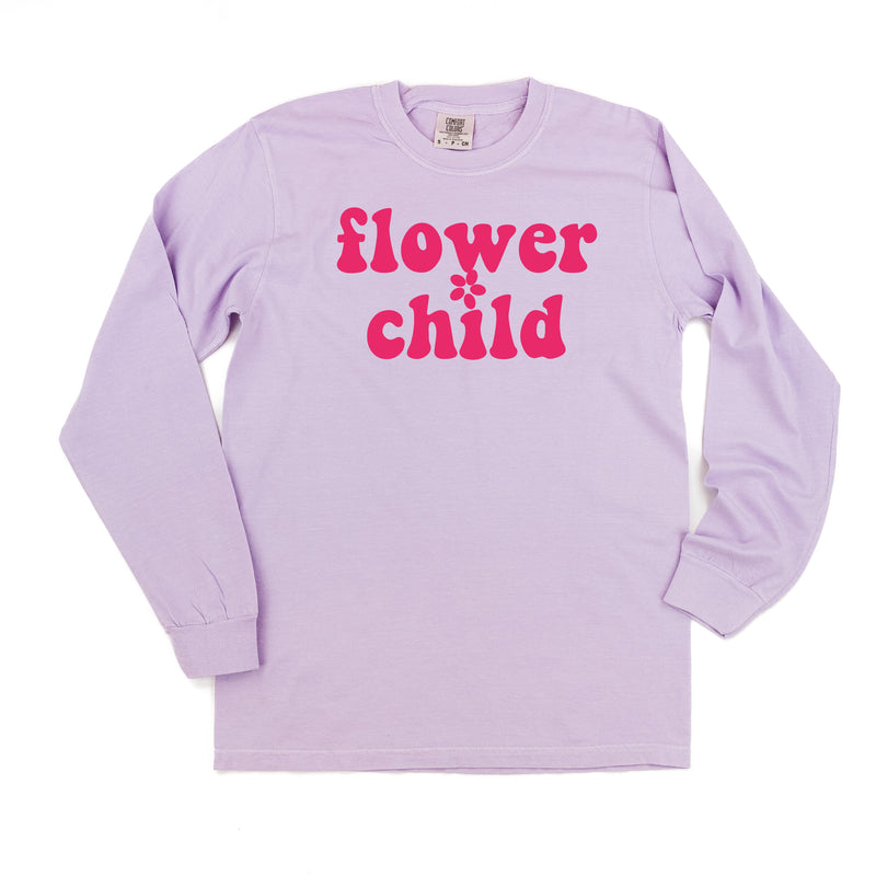 FLOWER CHILD - LONG SLEEVE COMFORT COLORS TEE