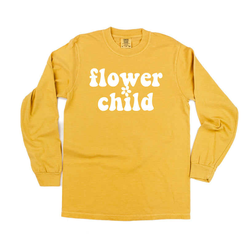 FLOWER CHILD - LONG SLEEVE COMFORT COLORS TEE
