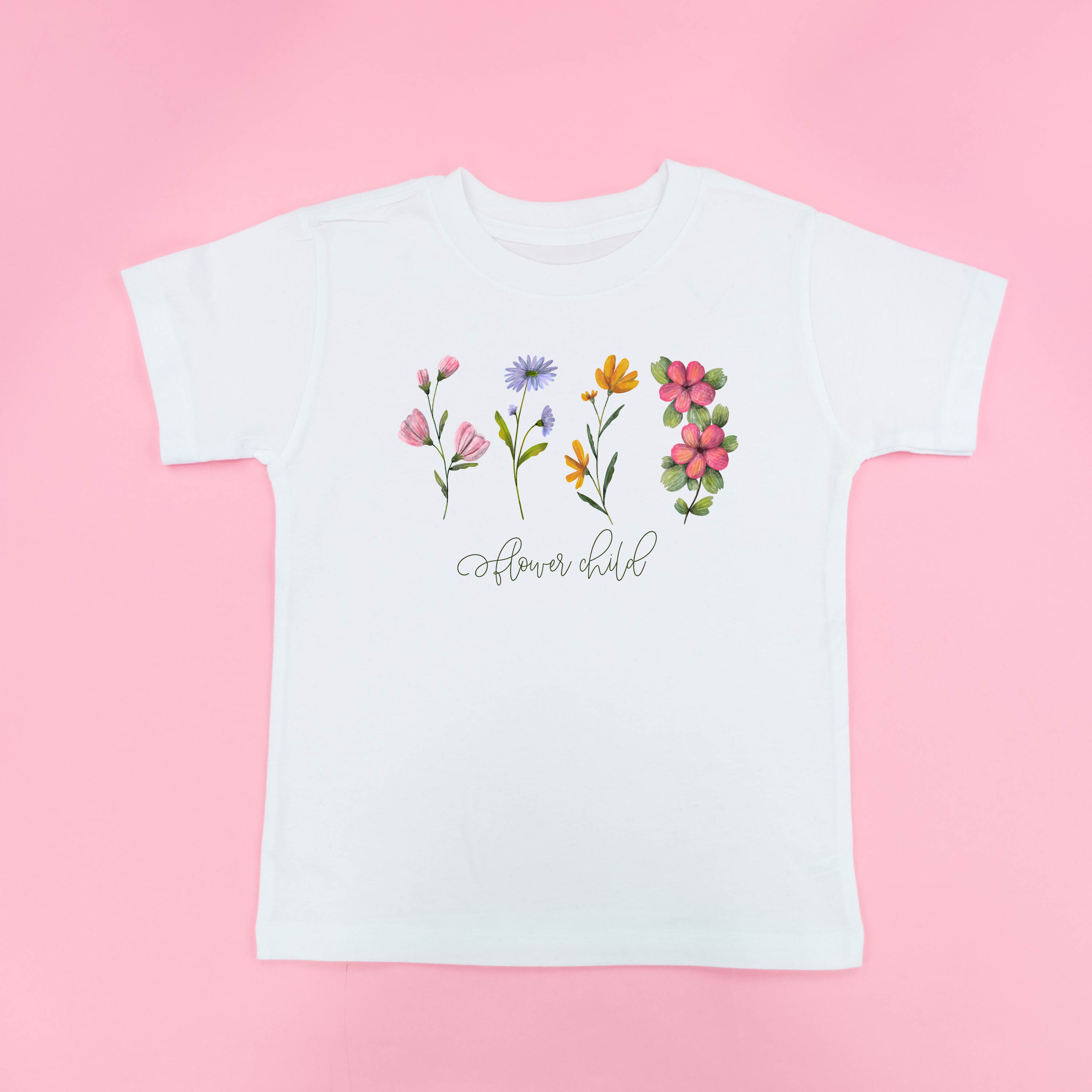 Flower Child - Child Tee Little Mama Shirt Shop