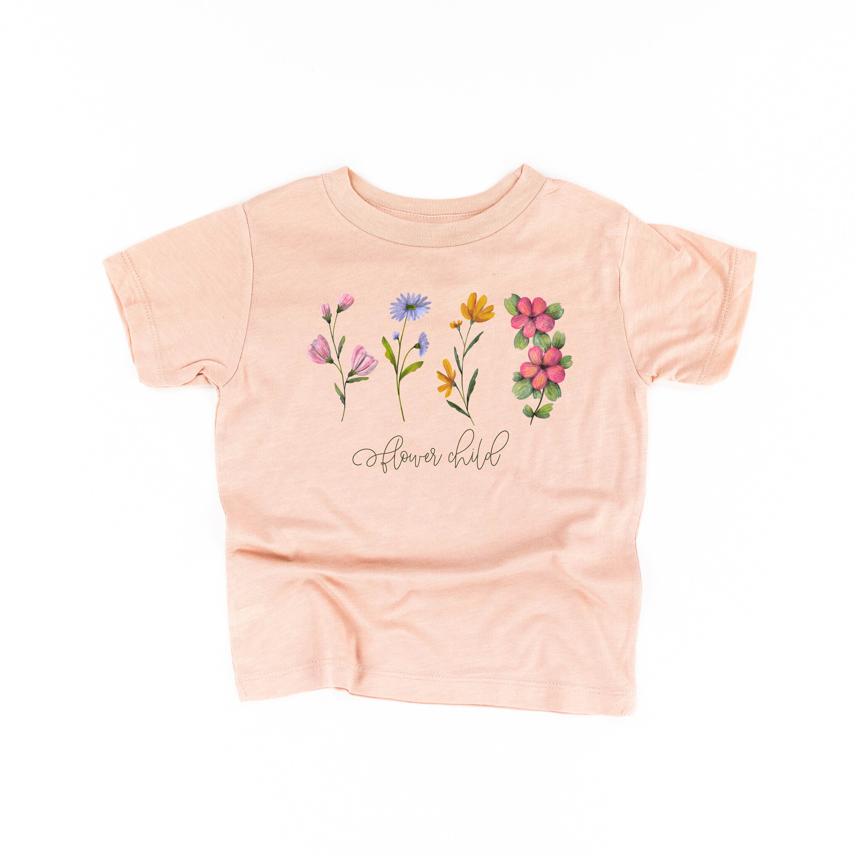 Flower Child - Child Tee Little Mama Shirt Shop