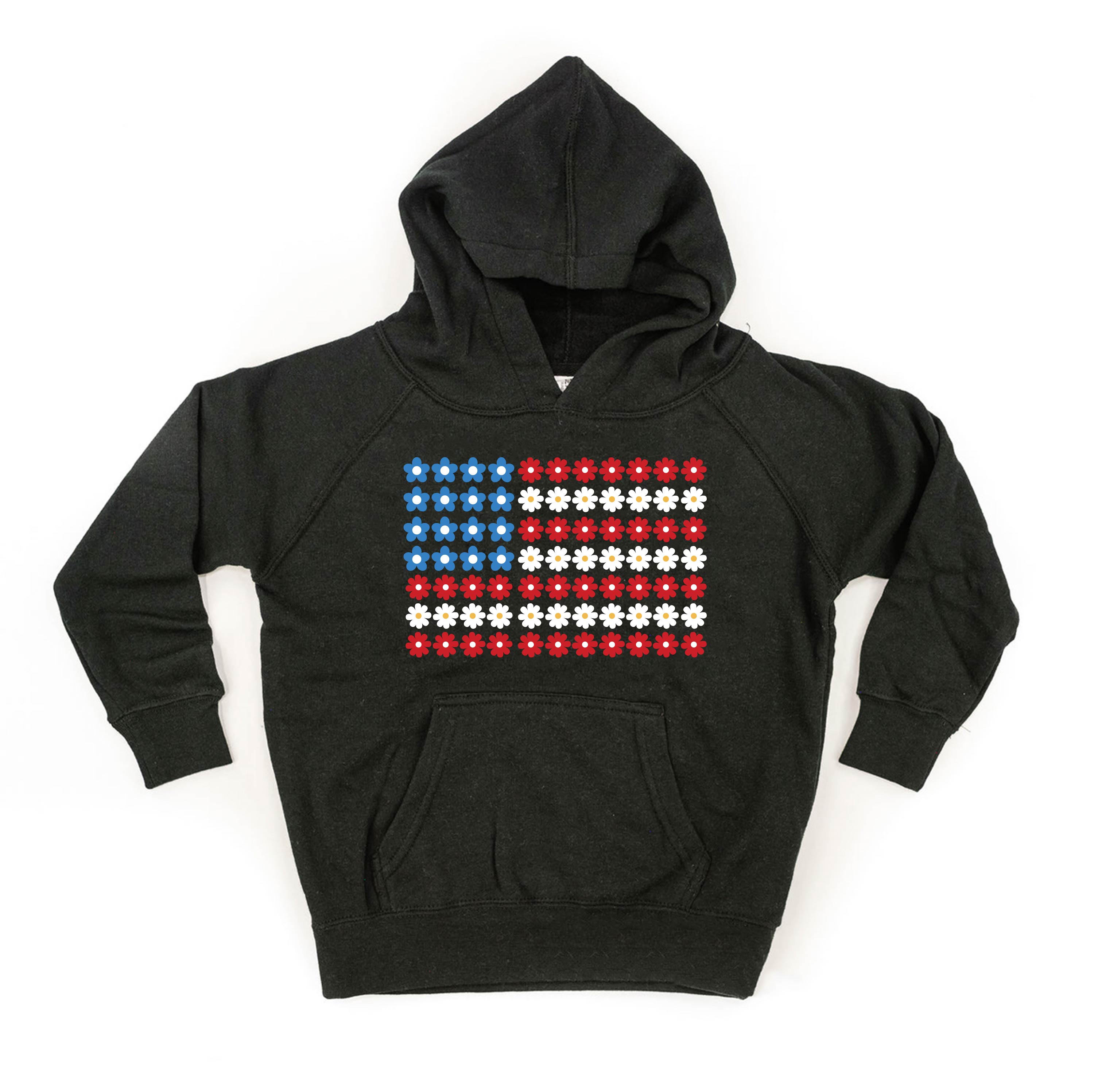 Flower Flag - Child HOODIE Little Mama Shirt Shop LLC