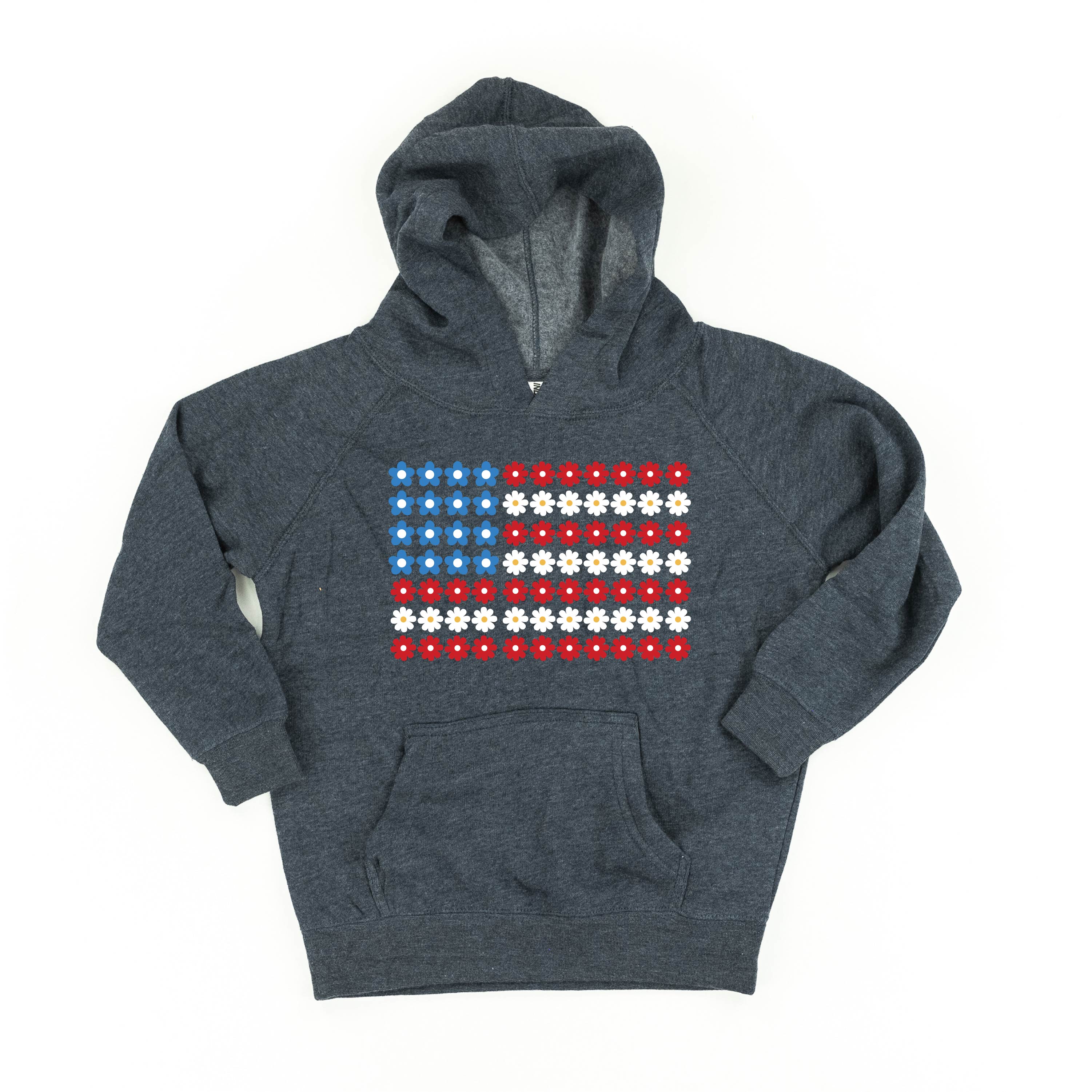 Flower Flag - Child HOODIE Little Mama Shirt Shop LLC