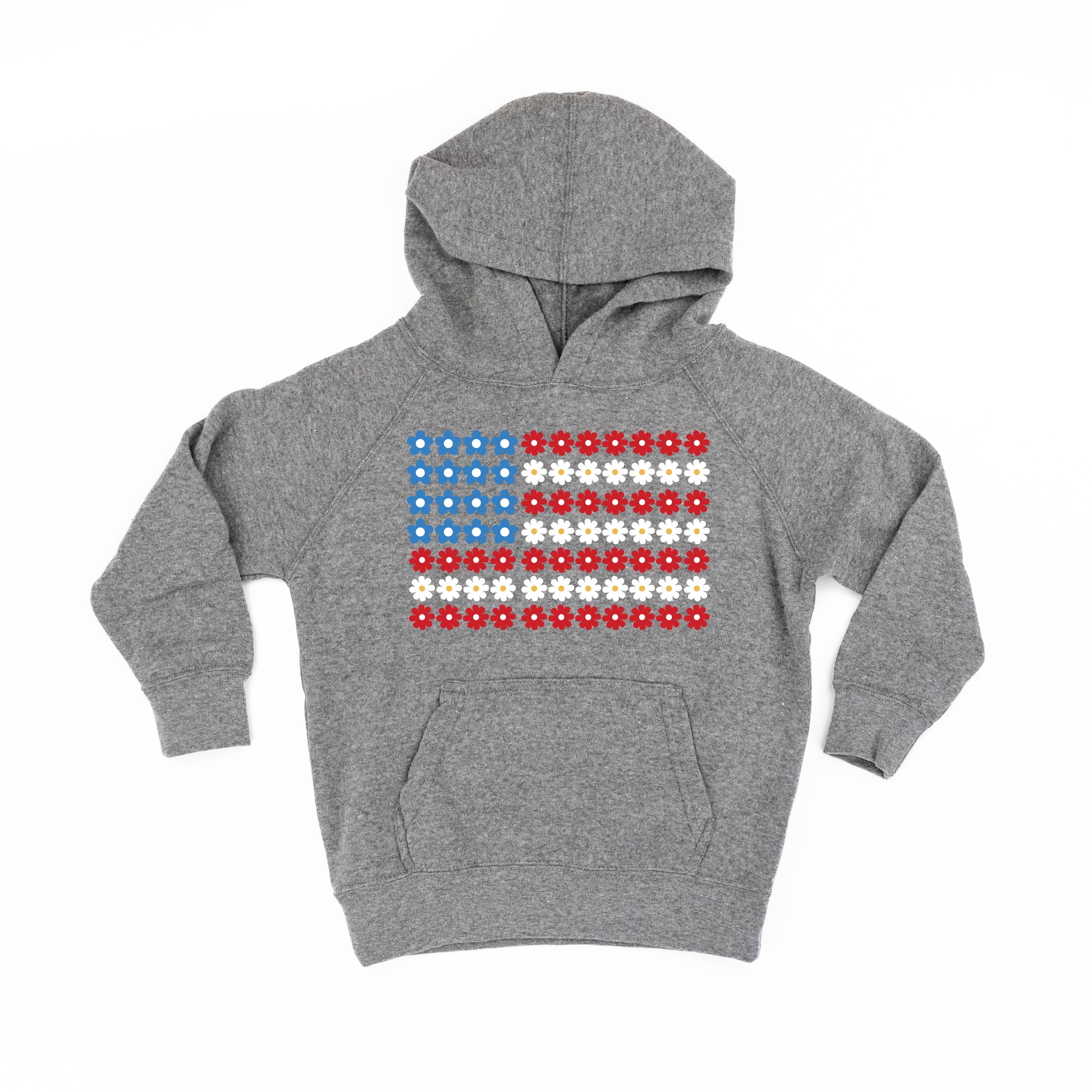 Flower Flag - Child HOODIE Little Mama Shirt Shop LLC