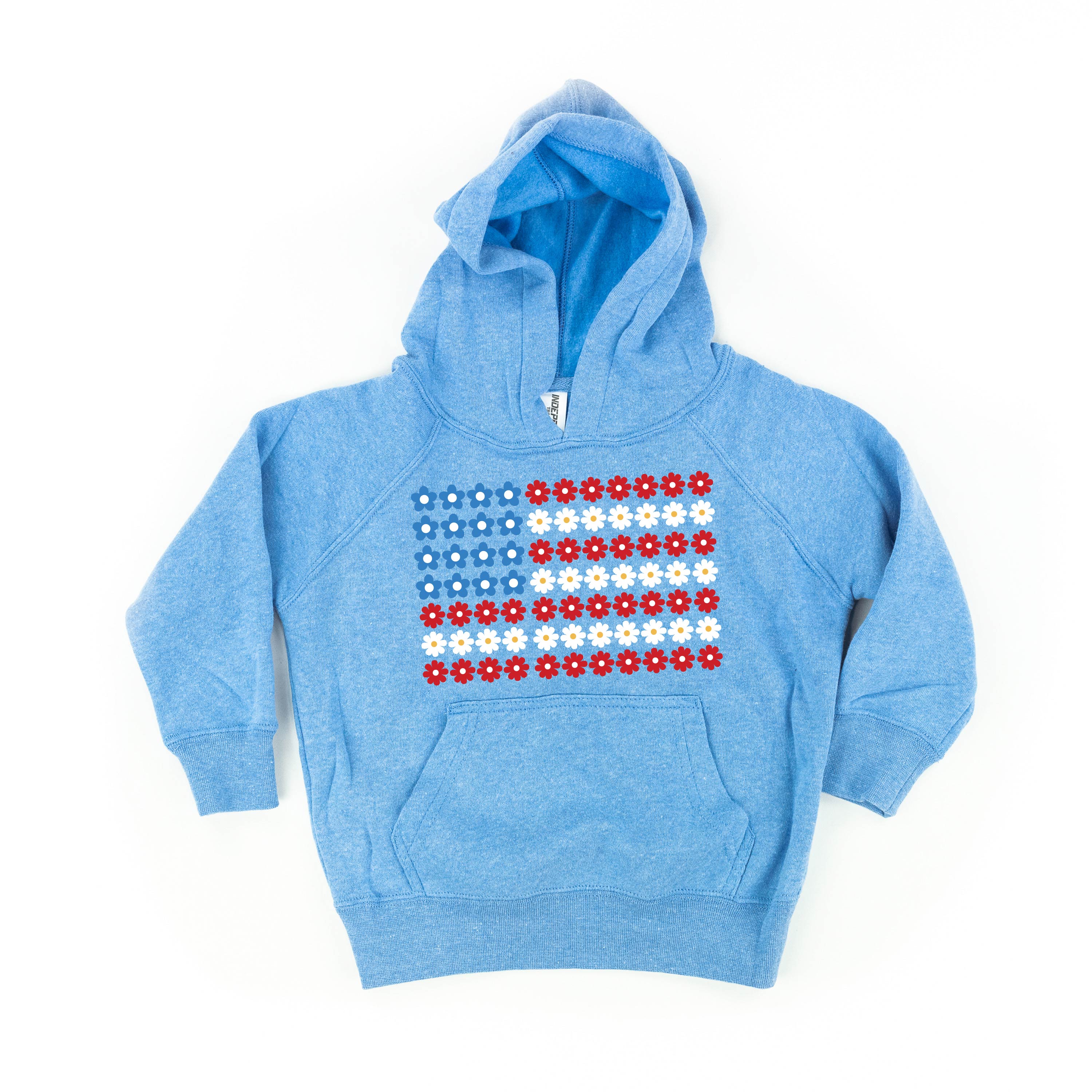 Flower Flag - Child HOODIE Little Mama Shirt Shop LLC