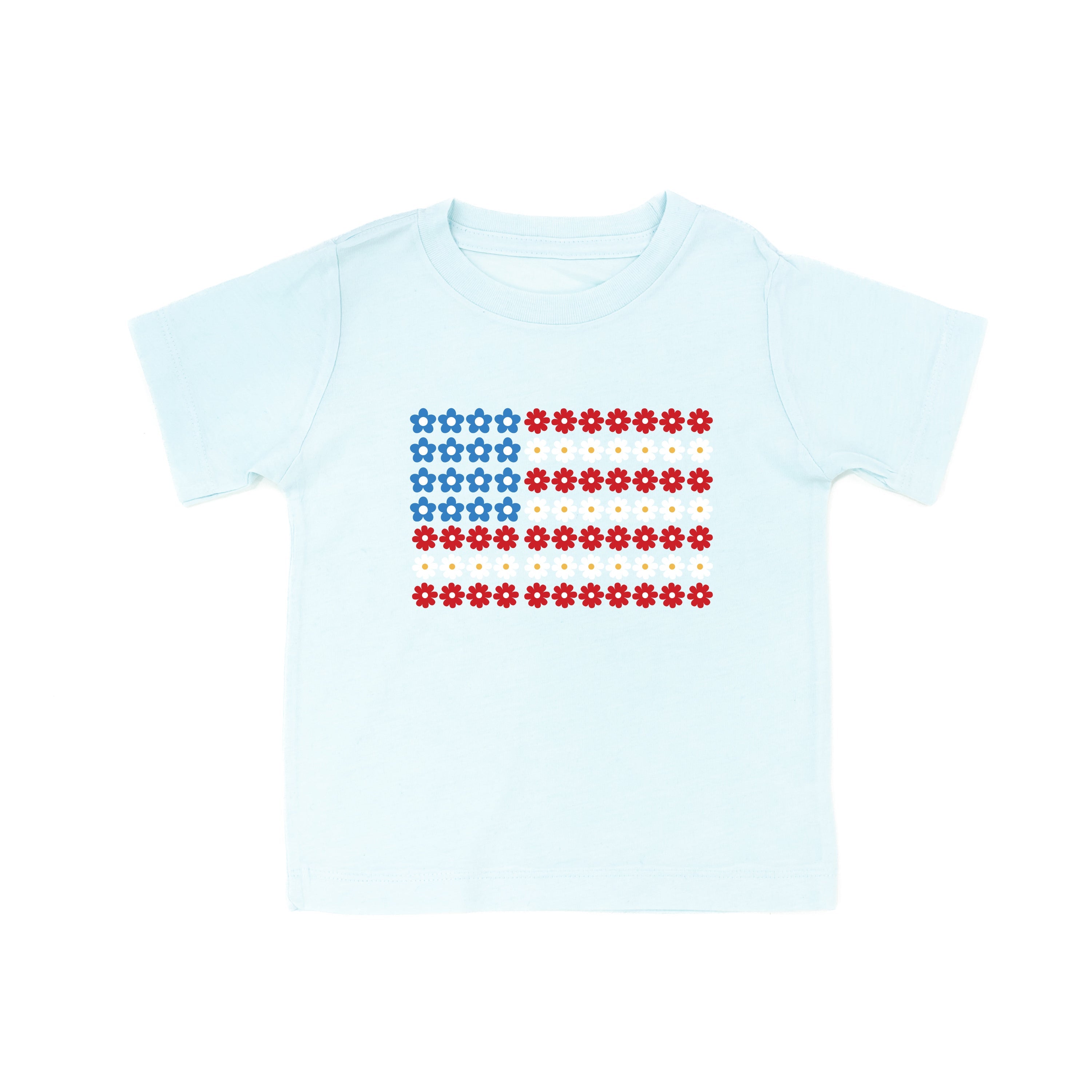 Flower Flag - Child Tee Little Mama Shirt Shop