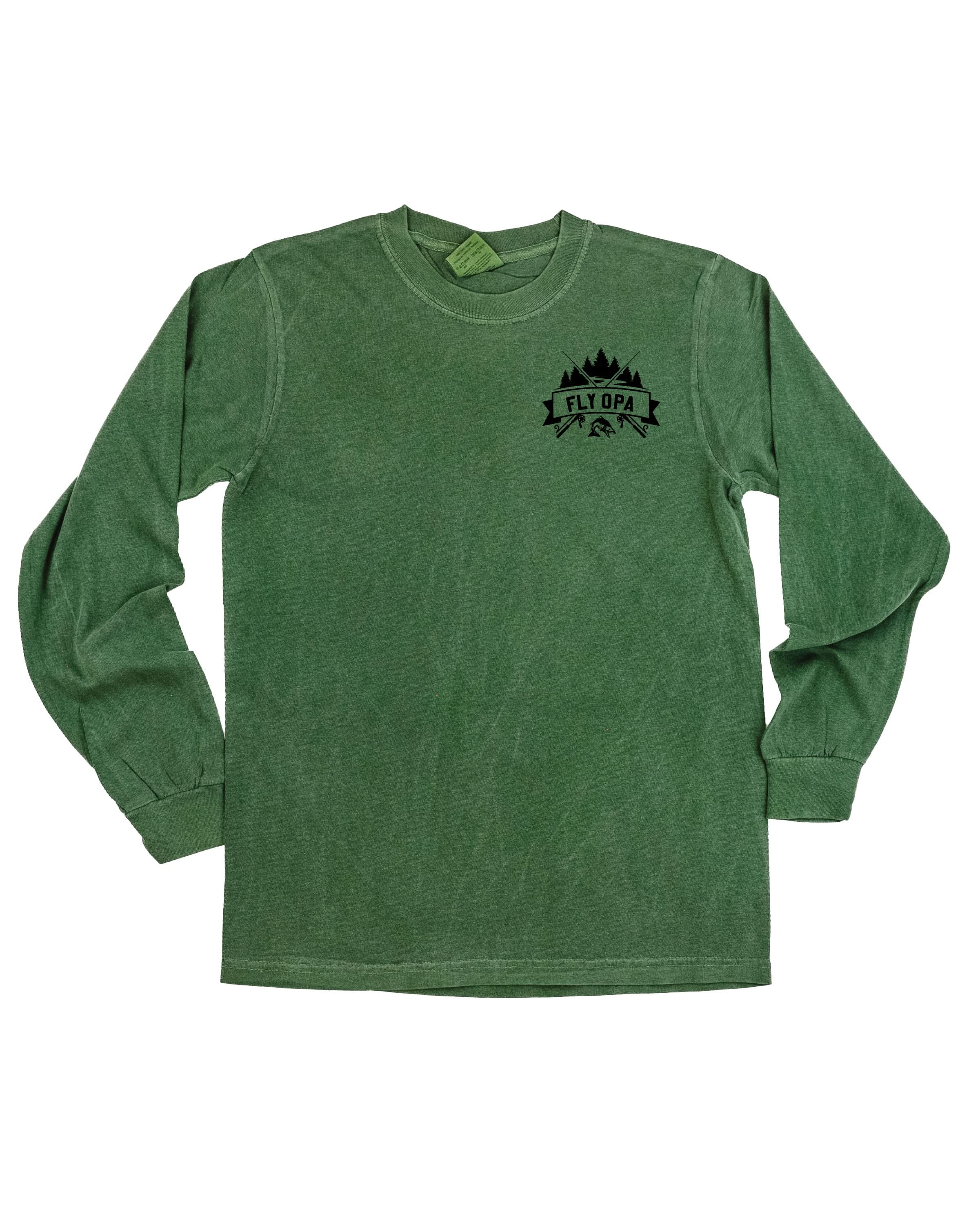 "Fly ____" (pocket) - (Choose Your Name) -Long Sleeve Comfort Colors Tee Little Mama Shirt Shop
