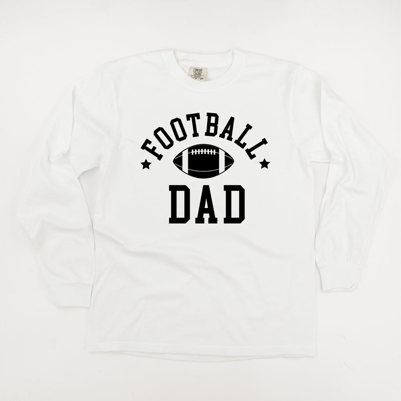 Football Dad - LONG SLEEVE COMFORT COLORS TEE