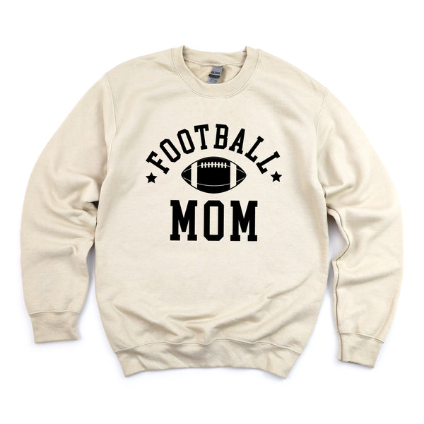 Football Mom (Stars) - BASIC FLEECE CREWNECK