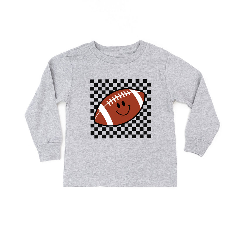 Checkers Smiley - Football - Long Sleeve Child Shirt