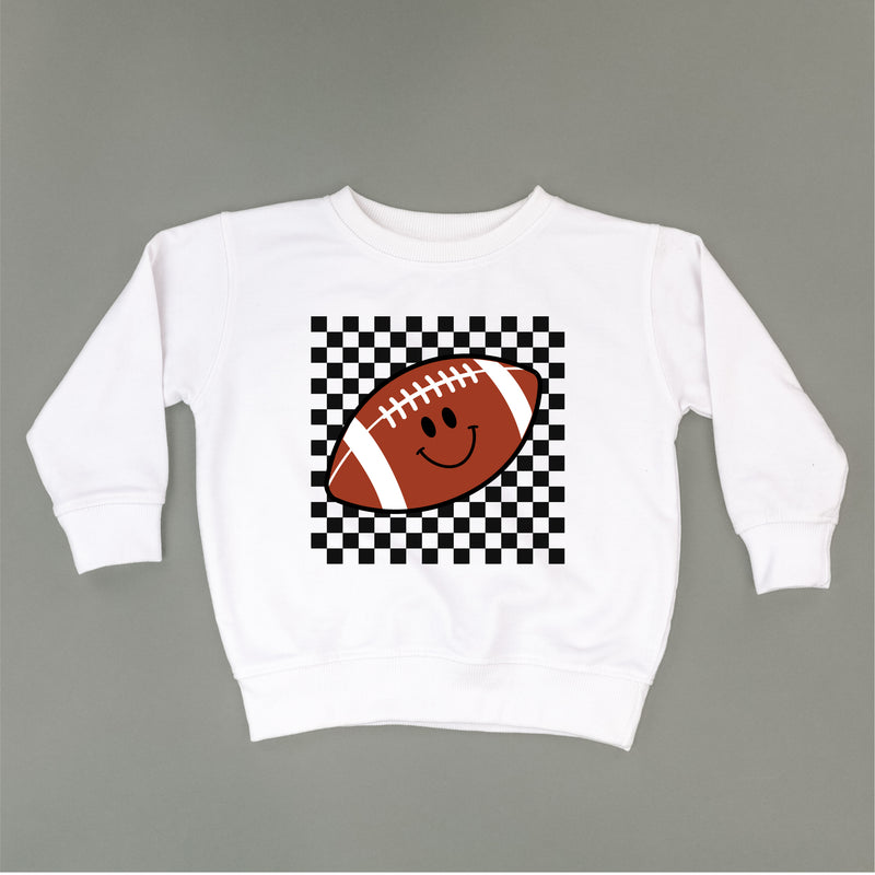 Checkers Smiley - Football - Child Sweater