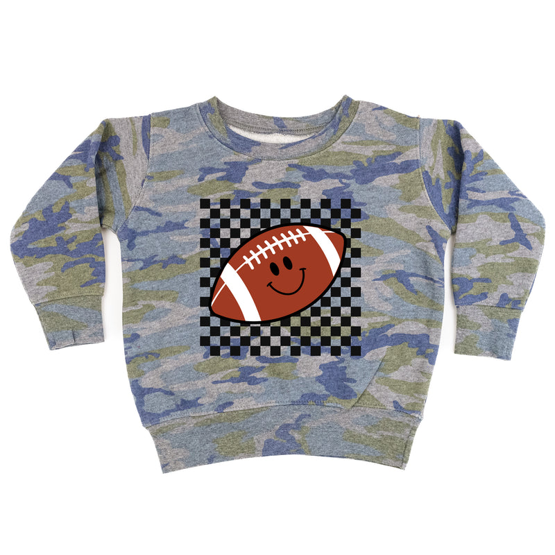 Checkers Smiley - Football - Child Sweater