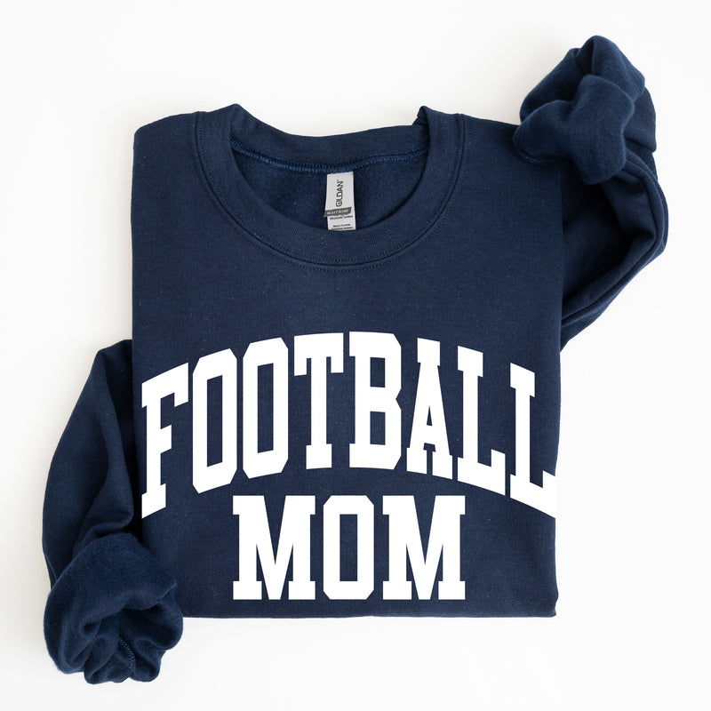 Varsity Style - FOOTBALL MOM - BASIC FLEECE CREWNECK