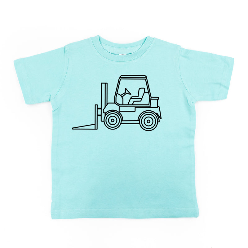 FORK LIFT - Minimalist Design - Short Sleeve Child Shirt